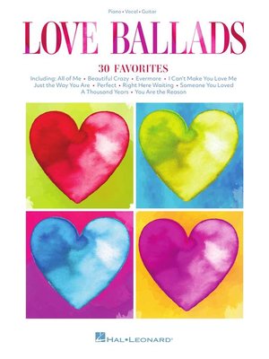 cover image of Love Ballads Songbook